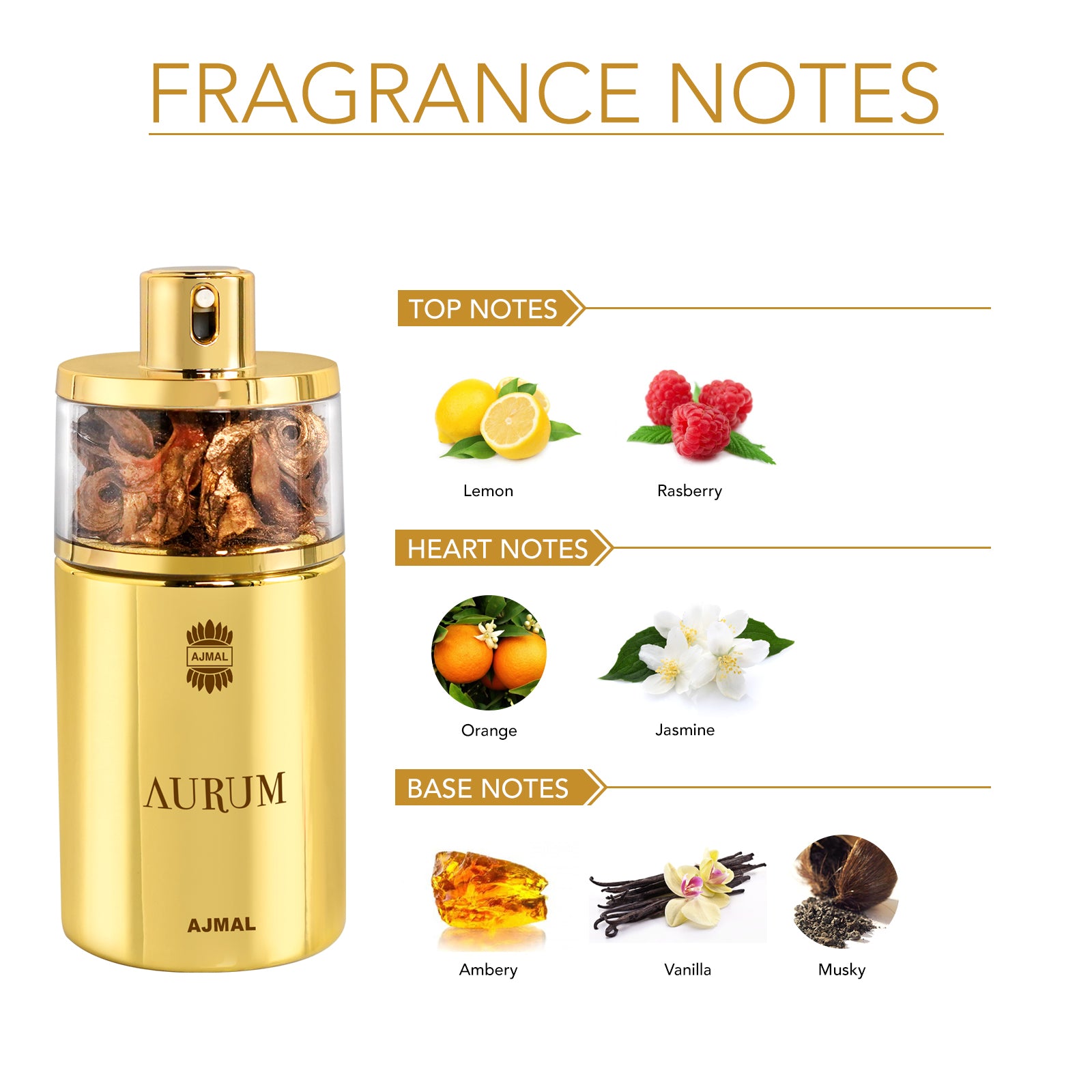 Aurum Eau de Parfum Perfume 75ML For Women