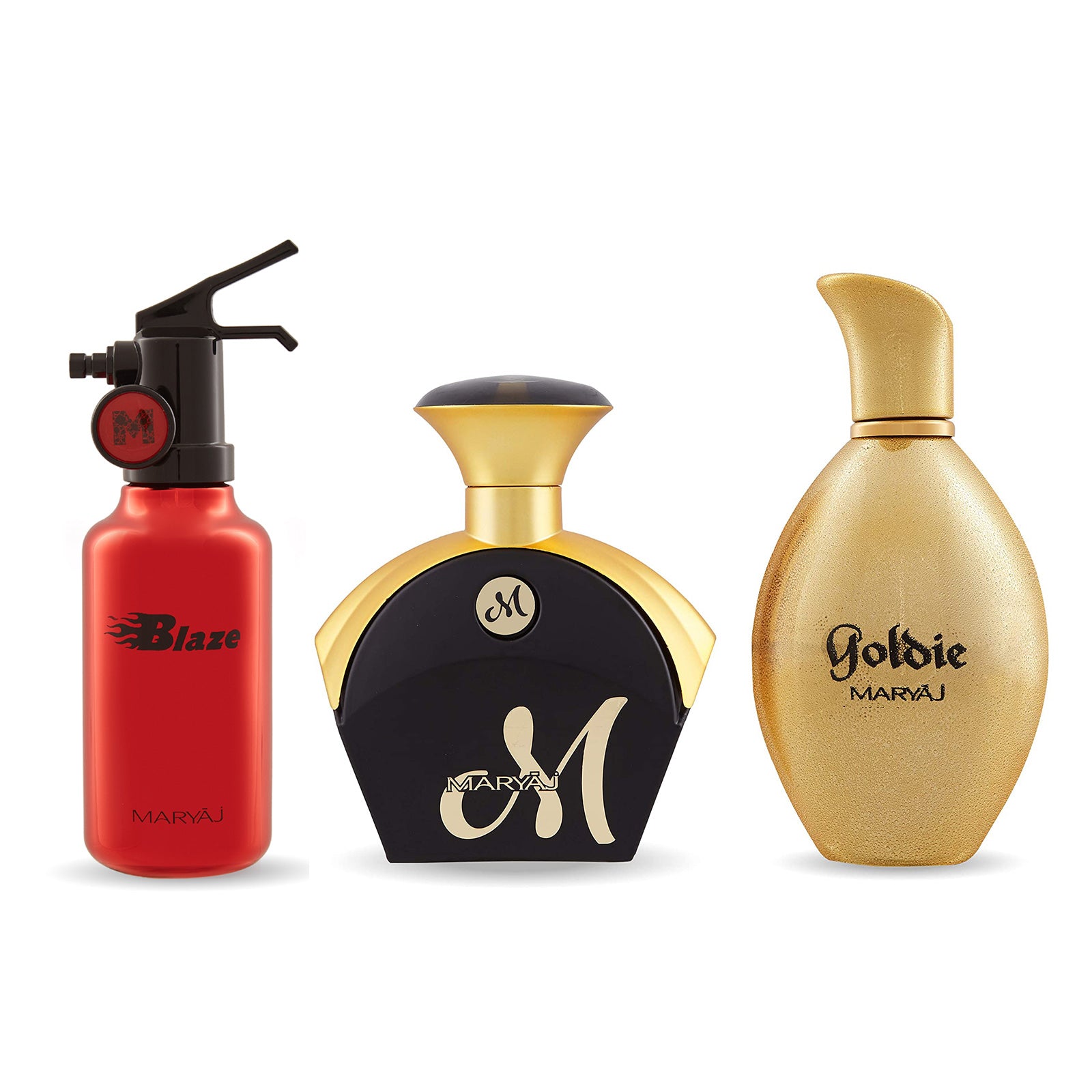 Blaze, M for Her, Goldie EDP Pack of 3 Combo Unisex 100 ML