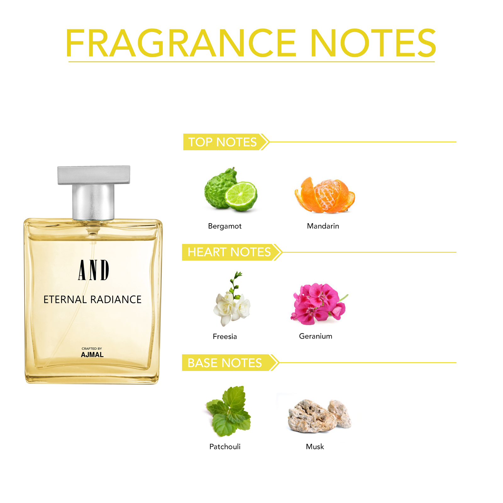 AND Eternal Radiance Eau De Perfume 100ML & Serene Bliss Body Mist 200ML Pack of 2 for Women