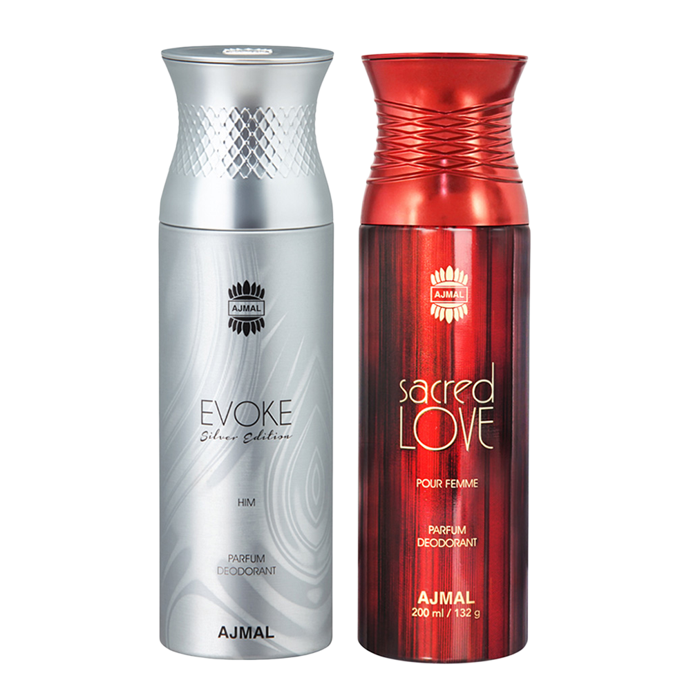 Evoke & Sacredlove Deodorant 200 ml Pack of 2 Gift For Unisex