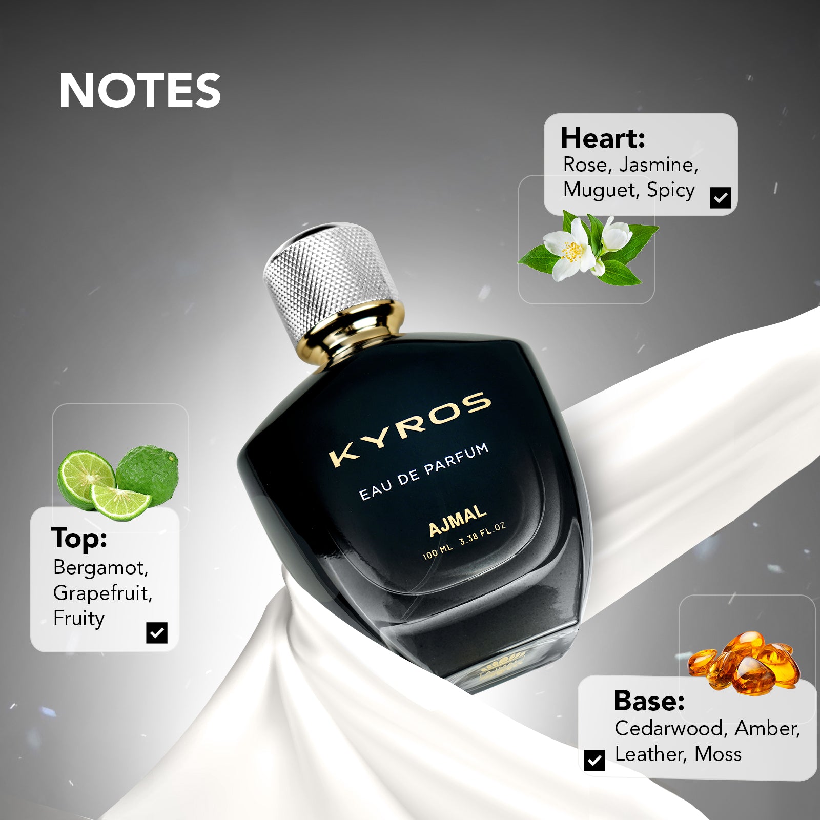 Kyros Eau De Parfum 100ml for Men