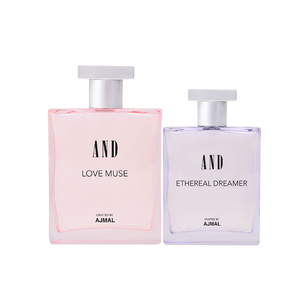 AND Love Muse 100ML & Ethereal Dreamer 50ML Pack of 2 Eau De Perfume for Women