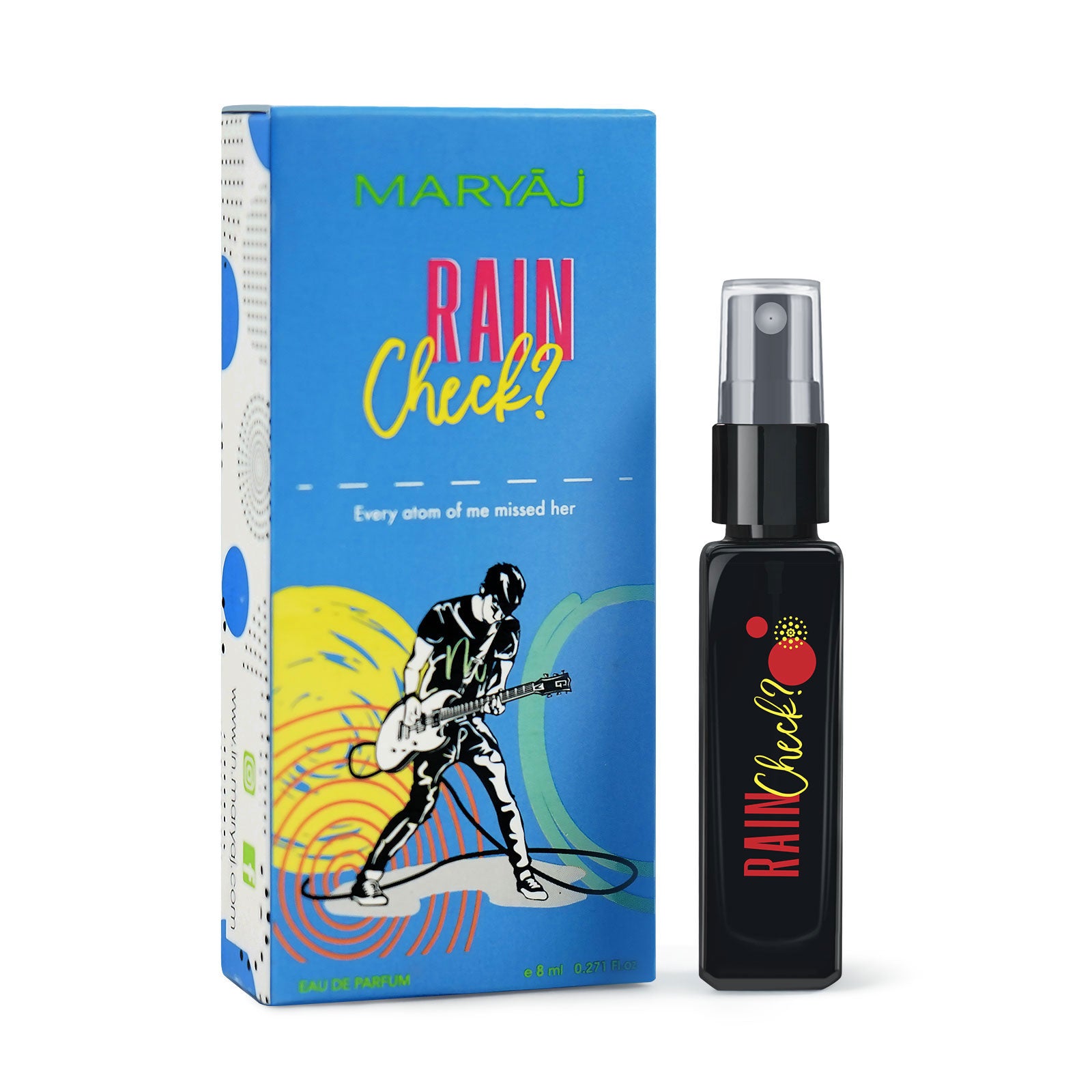 Maryaj Rain Check? EDP Gift For Him 8ML Long Lasting Scent Spray Gift For Men