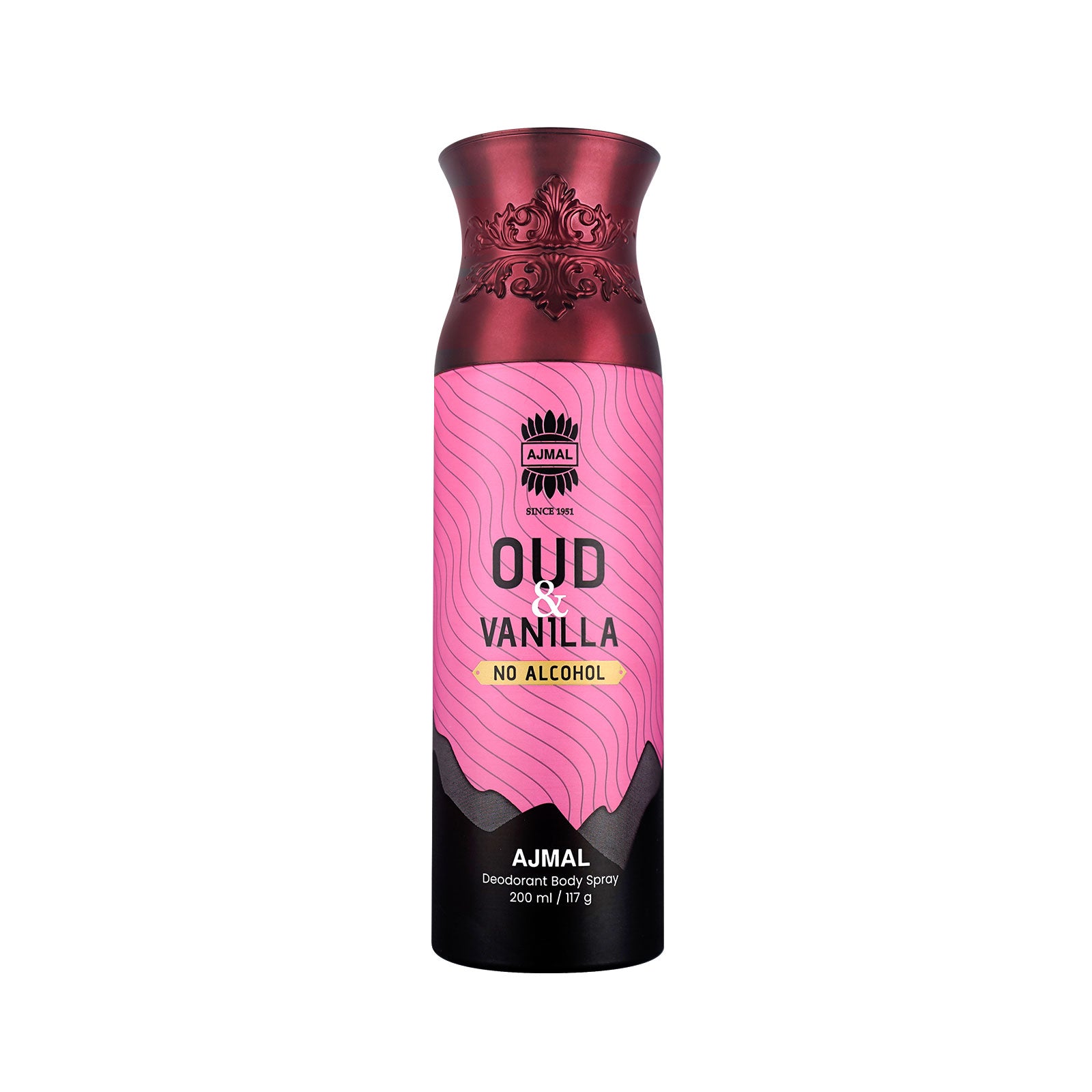 Oud Vanilla Non-Alcoholic Deodorant Body Spray With Fruity Ambery Fragrance Perfume Ideal Gift for Unisex