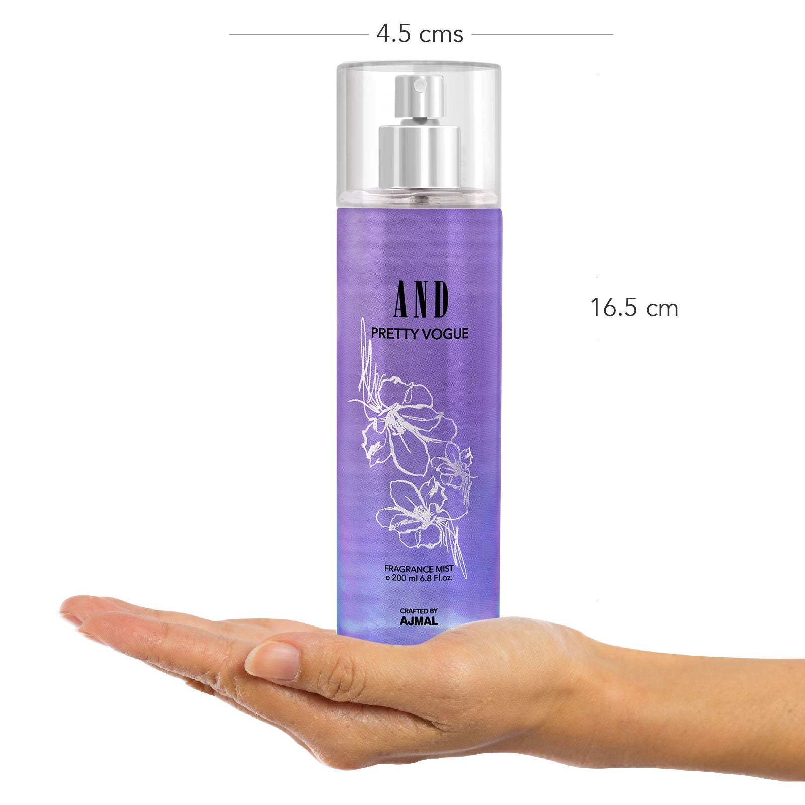 AND Chic Connect & Pretty Vogue Pack of 2 Body Mist 200ML each Long Lasting Scent Spray Gift For Women Perfume