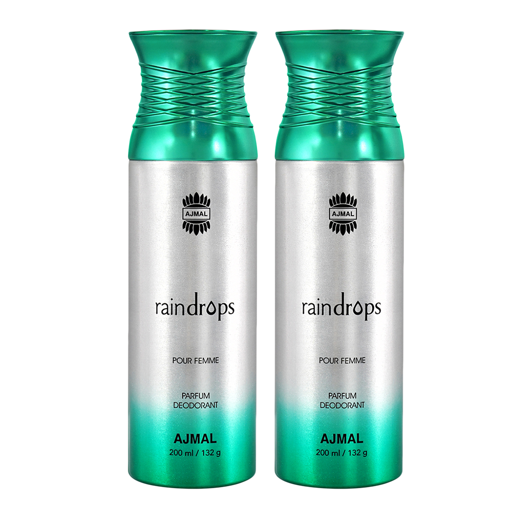 Raindrops & Raindrops Deodorants 200 ml Pack of 2 Gift For Women