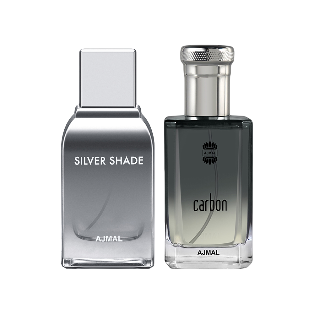 Silver Shade EDP Citrus Woody Perfume 100ml for Men and Carbon EDP Citrus Spicy Perfume 100ml for Men Pack of 2