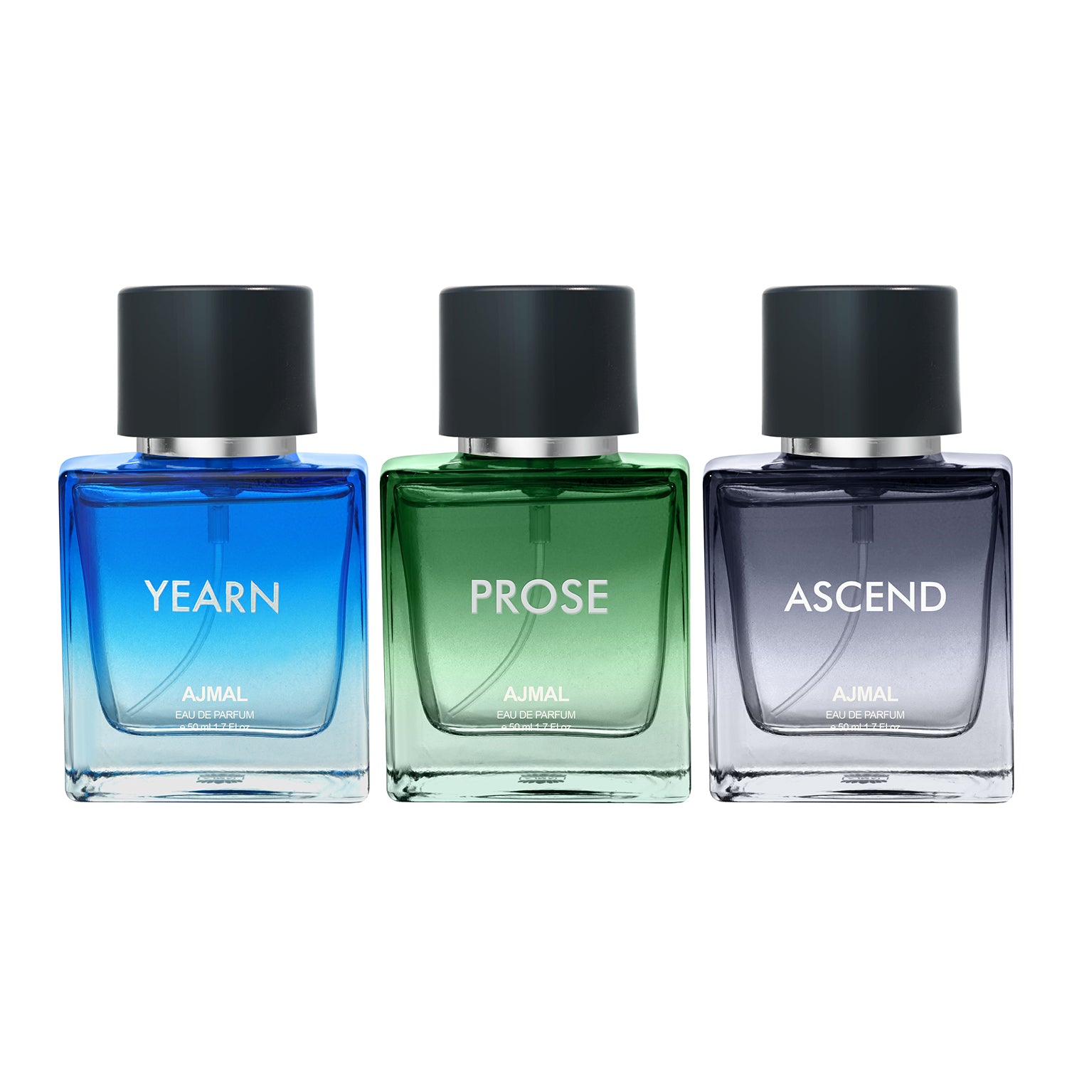 YEARN EDP 50 ML for Men and PROSE EDP 50 ML for Men and ASCEND EDP 50 ML for Unisex Pack of 3