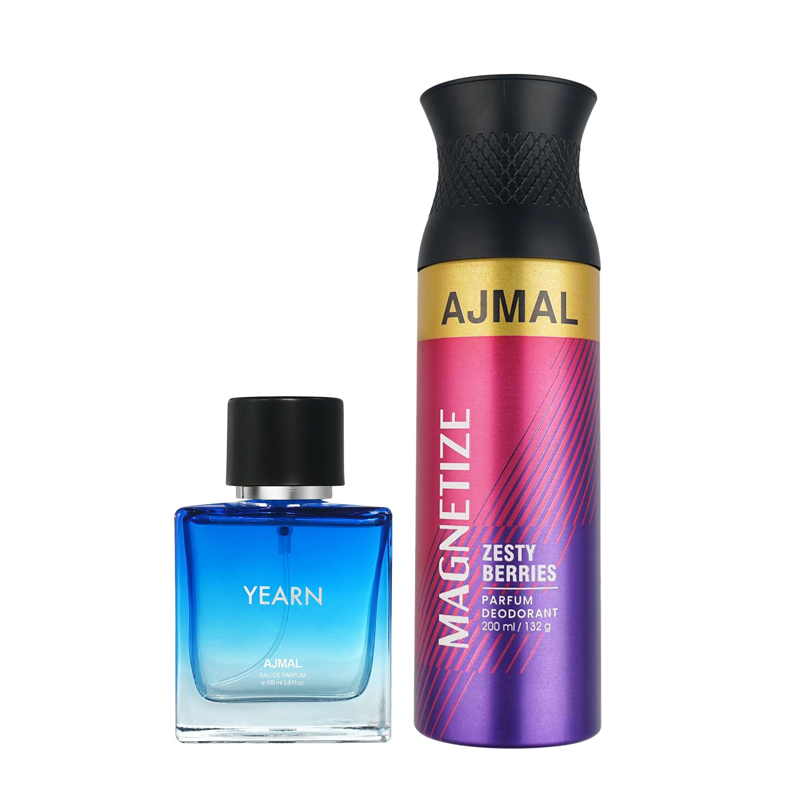 Yearn EDP for Men 100ml & Magnetize High Quality Deodorant For Unisex 200ml  Combo pack of 2